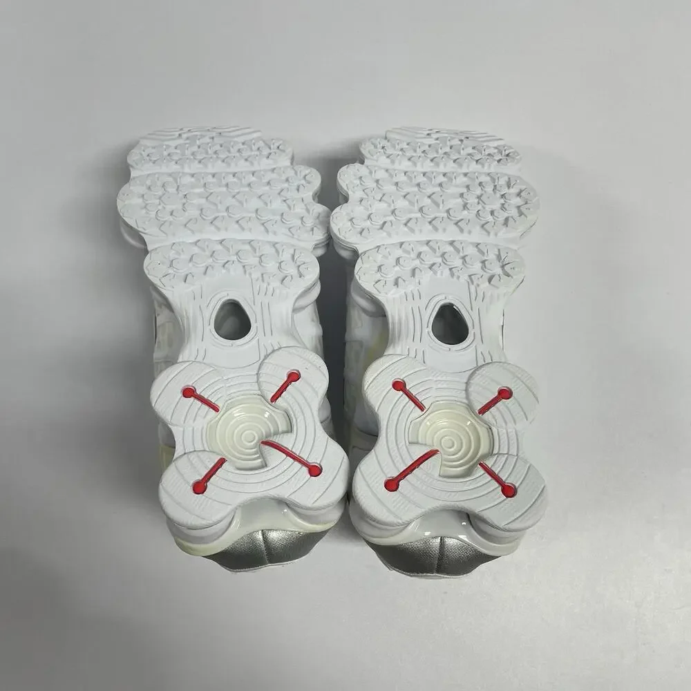 Nike Wmns Shox TL White Silver 2023 AR3566 100 Size 6.5 Women Vintage Yellowing
